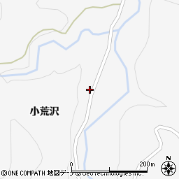 秋田県大仙市南外小荒沢123-3周辺の地図