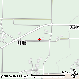 秋田県仙北郡美郷町天神堂耳取183周辺の地図