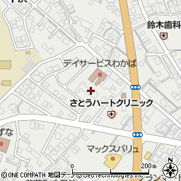 秋田県由利本荘市石脇田尻野8-3周辺の地図