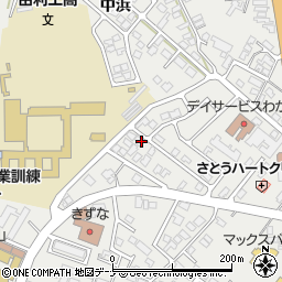 秋田県由利本荘市石脇田尻野8-19周辺の地図