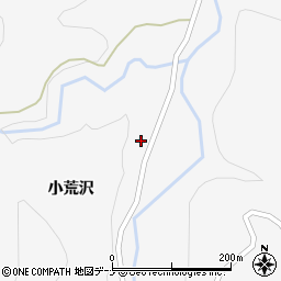 秋田県大仙市南外小荒沢90周辺の地図