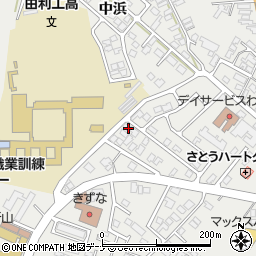 秋田県由利本荘市石脇田尻野8-20周辺の地図
