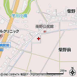 秋田県由利本荘市川口柴野前周辺の地図