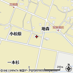 岩手県花巻市鍋倉小松原周辺の地図