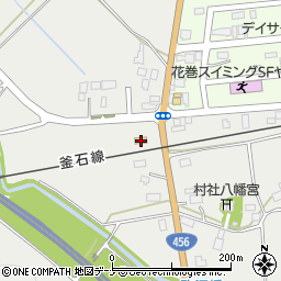 岩手県花巻市矢沢第４地割126周辺の地図
