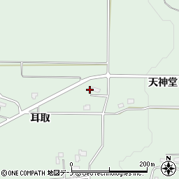 秋田県仙北郡美郷町天神堂耳取184周辺の地図