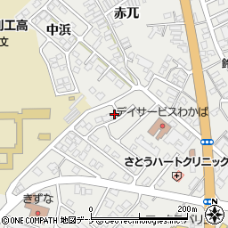 秋田県由利本荘市石脇田尻野8-43周辺の地図