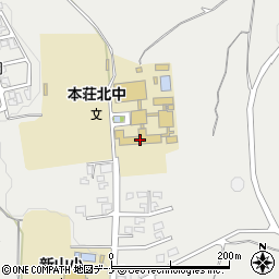 由利本荘市立本荘北中学校周辺の地図