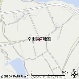 岩手県花巻市幸田第７地割周辺の地図