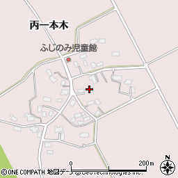 秋田県大仙市藤木丙一本木周辺の地図