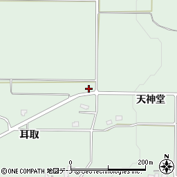 秋田県仙北郡美郷町天神堂耳取247周辺の地図