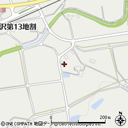 岩手県花巻市矢沢第１３地割91周辺の地図