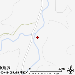 秋田県大仙市南外小荒沢116周辺の地図