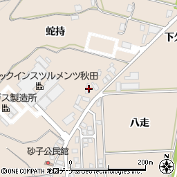 秋田県由利本荘市大浦蛇持46周辺の地図