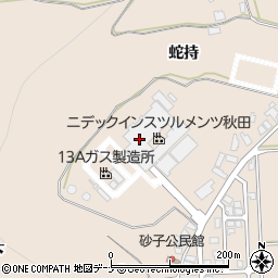 秋田県由利本荘市大浦蛇持26周辺の地図