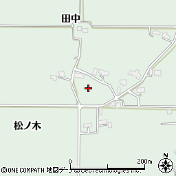 秋田県仙北郡美郷町天神堂松ノ木周辺の地図
