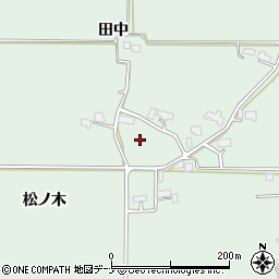 秋田県美郷町（仙北郡）天神堂（松ノ木）周辺の地図