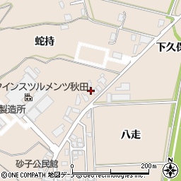 秋田県由利本荘市大浦蛇持47-2周辺の地図
