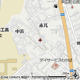 秋田県由利本荘市石脇赤兀1-531周辺の地図