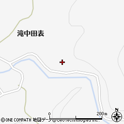 秋田県大仙市南外大黒森周辺の地図