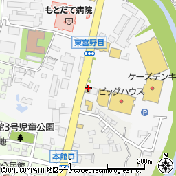 幸楽苑花巻店周辺の地図
