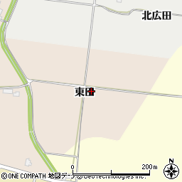 秋田県仙北郡美郷町上深井東田周辺の地図