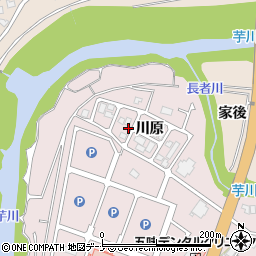 秋田県由利本荘市川口川口下周辺の地図