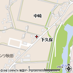 秋田県由利本荘市大浦蛇持69周辺の地図