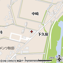 秋田県由利本荘市大浦蛇持70周辺の地図