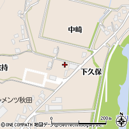 秋田県由利本荘市大浦蛇持72周辺の地図