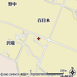 岩手県花巻市鍋倉（百目木）周辺の地図