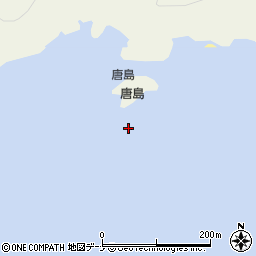 唐島周辺の地図