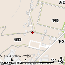 秋田県由利本荘市大浦蛇持146周辺の地図