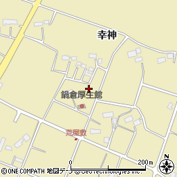 岩手県花巻市鍋倉荒屋敷周辺の地図