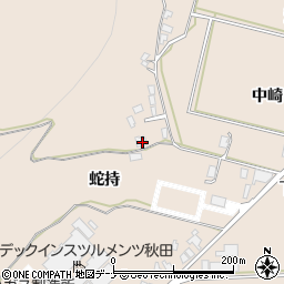 秋田県由利本荘市大浦蛇持731周辺の地図
