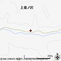 秋田県大仙市南外上巣ノ沢119-1周辺の地図