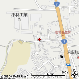 秋田県由利本荘市石脇赤兀1-442周辺の地図