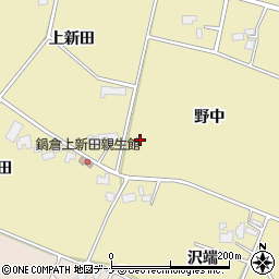 岩手県花巻市鍋倉野中周辺の地図