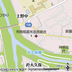 秋田県大仙市藤木乙新藤木78周辺の地図
