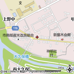 秋田県大仙市藤木乙新藤木37-2周辺の地図
