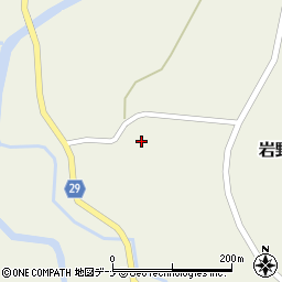 秋田県由利本荘市岩野目沢岩野目沢201周辺の地図