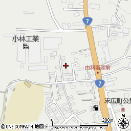 秋田県由利本荘市石脇赤兀1-296周辺の地図