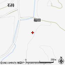 秋田県大仙市内小友福田39周辺の地図