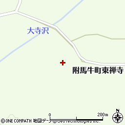 岩手県遠野市附馬牛町東禅寺８地割周辺の地図