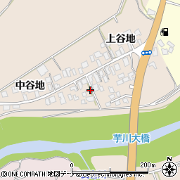 秋田県由利本荘市大浦家後周辺の地図