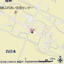 鍋倉周辺の地図