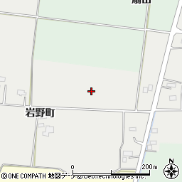 秋田県仙北郡美郷町南町岩野町周辺の地図