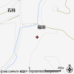 秋田県大仙市内小友福田41周辺の地図