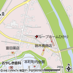 秋田県大仙市藤木（東八圭）周辺の地図