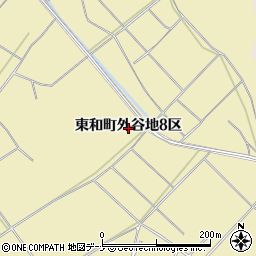 岩手県花巻市東和町外谷地８区周辺の地図